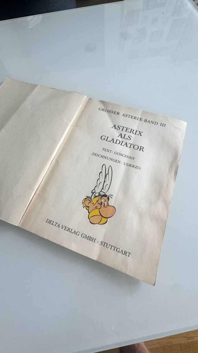 Fumetti: Asterix als Gladiator - Grosser Asterix-Band III – Usato da Neuchâtel venduto da Elipshop 3