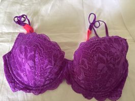 Victoria's Secret BH, Grösse 34D, Lila, Neuwertig!