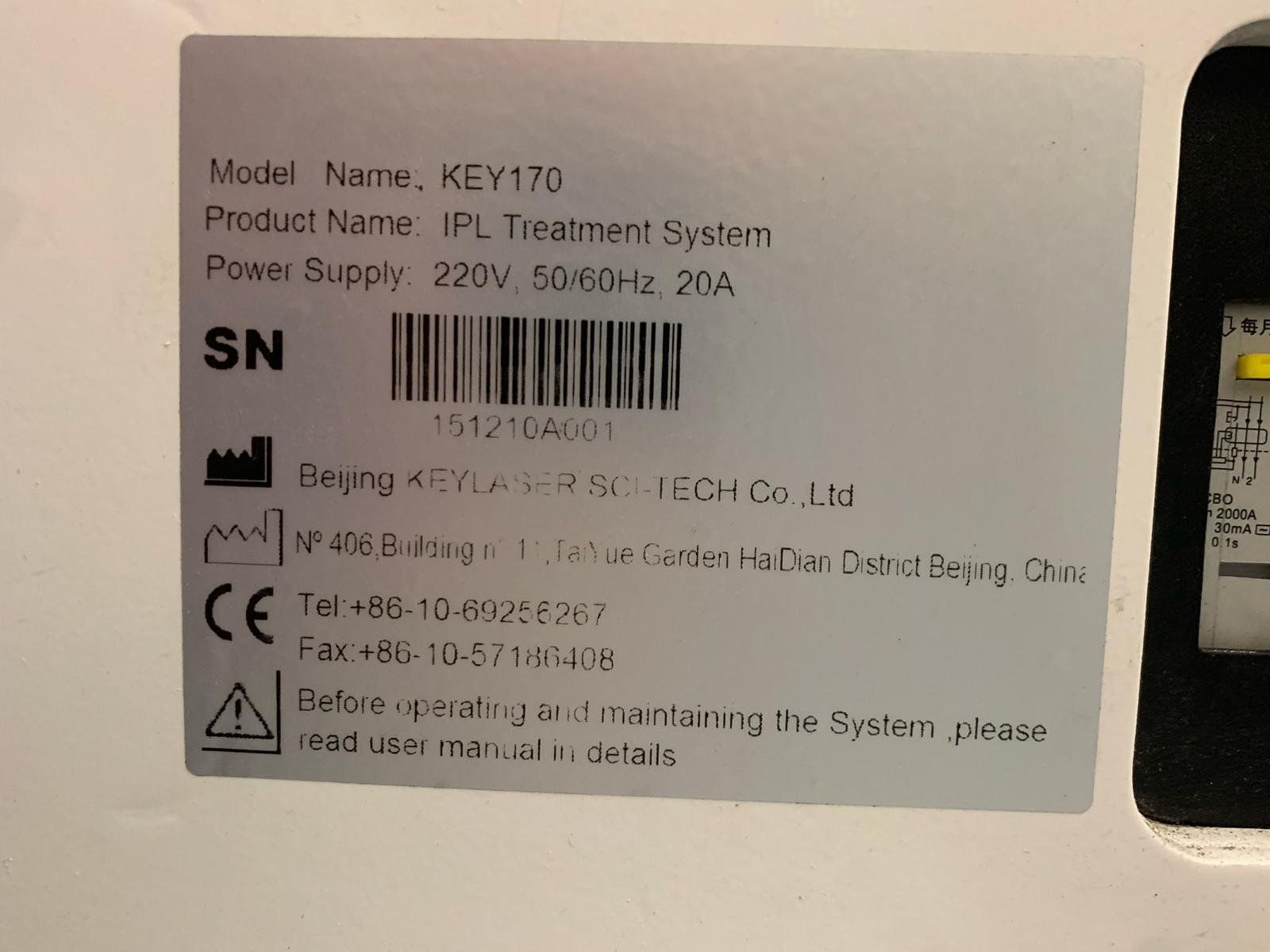 Epilatori: Machine professionnel épilation laser KEY 170 IPL System – Usato da Val-d'Illiez venduto da LuckLuc 4