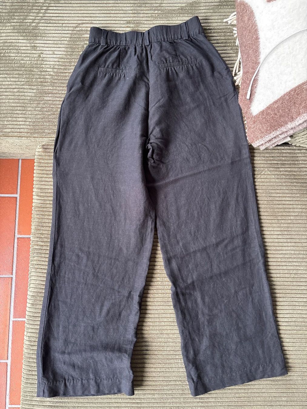 H&M Hosen: H&M-Sommerhose, Größe 38, schwarzes Leinen – Gebraucht aus Zürich von mar_hc85 3
