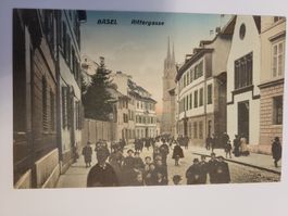 Ansichtskarte Basel Rittergasse guter Zustand R3
