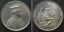 WILLIAM IV CORONATION 1831 Medal by Thomas Wells Ingram zinn