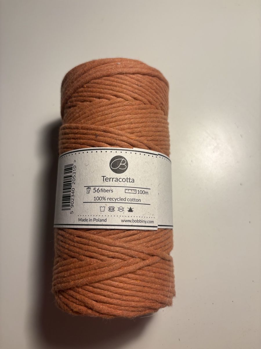 Kordeln & Faden: Bobbiny Makramee Garn • Terracotta • 3mm • neu – Neu und originalverpackt aus Flumenthal von algr4444 1