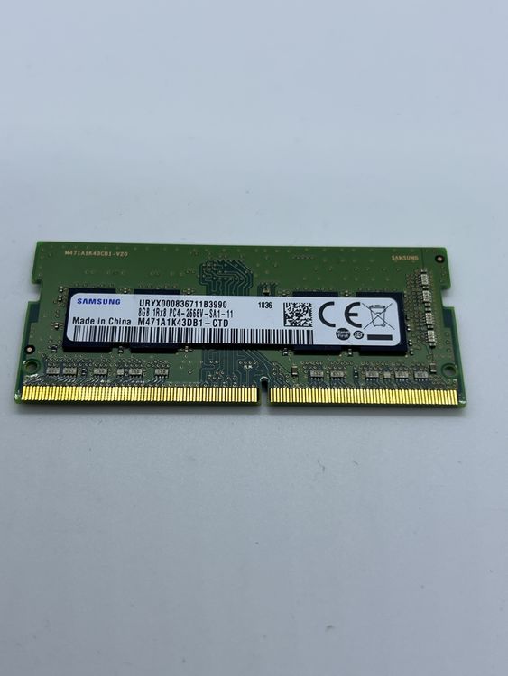 Ram Samsung 8GB DDR4 2666MHz SO-DIMM Laptop RAM (Gebraucht) in ...