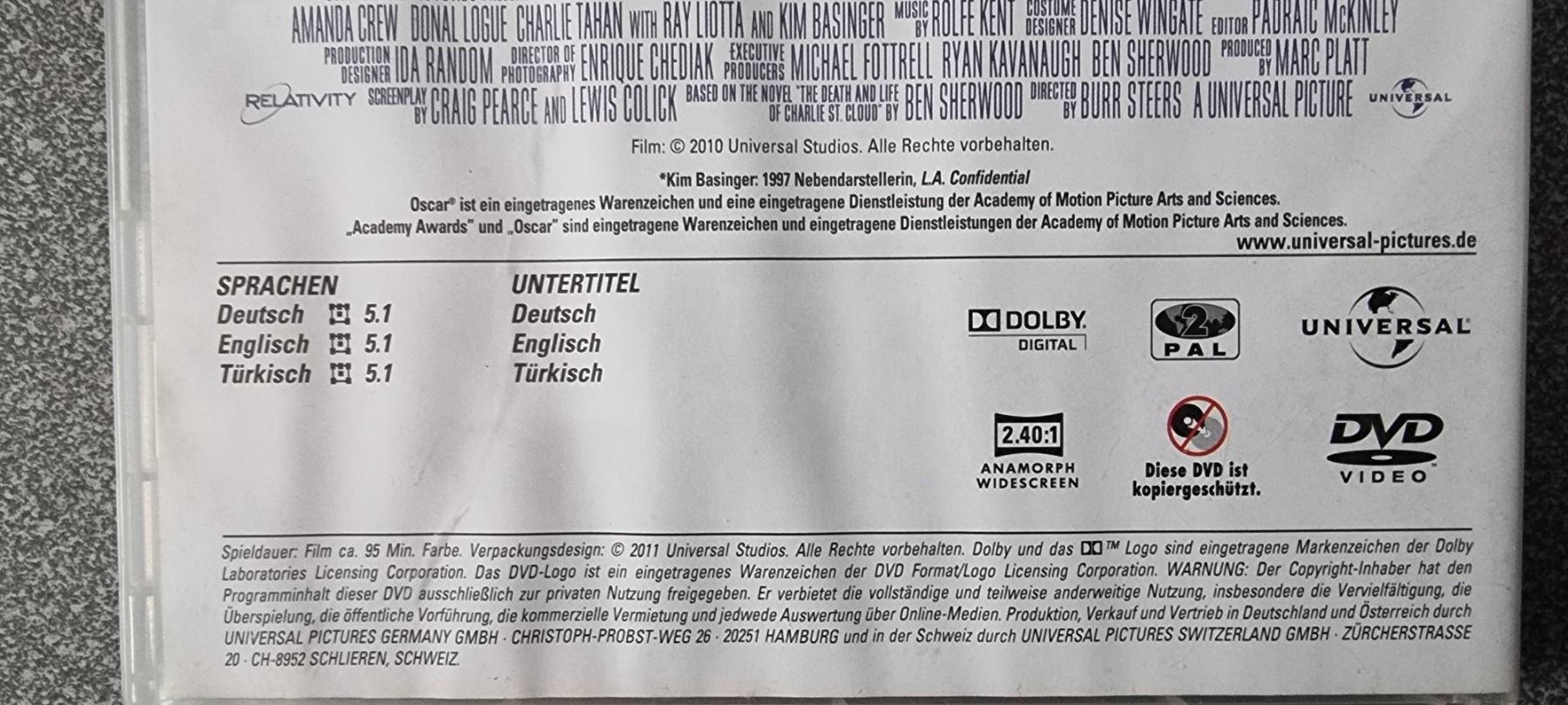 Alle DVDs: DVD Wie durch ein Wunder - Zac Efron – Gebraucht aus Oetwil am See von fineli2 1