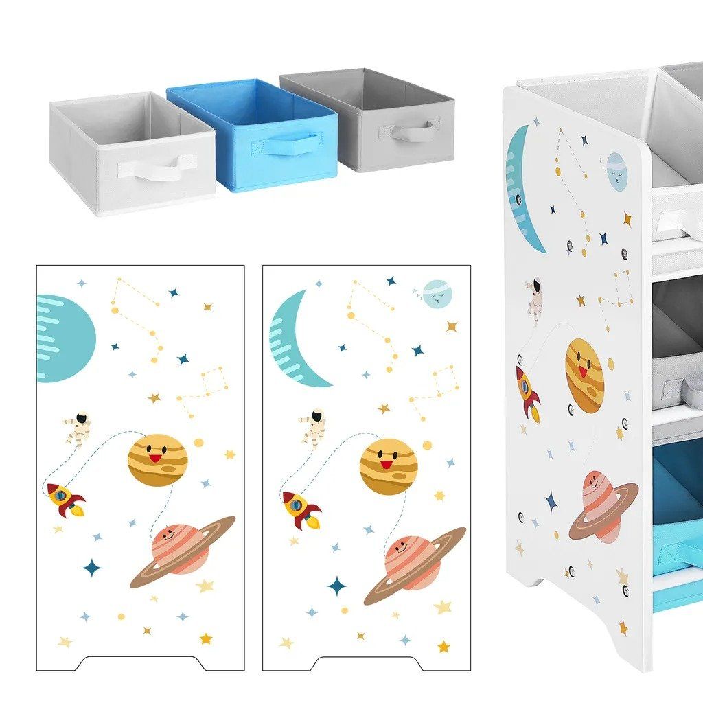 Scaffali: Spielzeugablage mit 9 Boxen – Nuovo e nell'imballaggio originale da Winterthur venduto da aredo 4