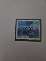 100 Jahre olympische Spiele. Sondermarke helvetia 1896/1996