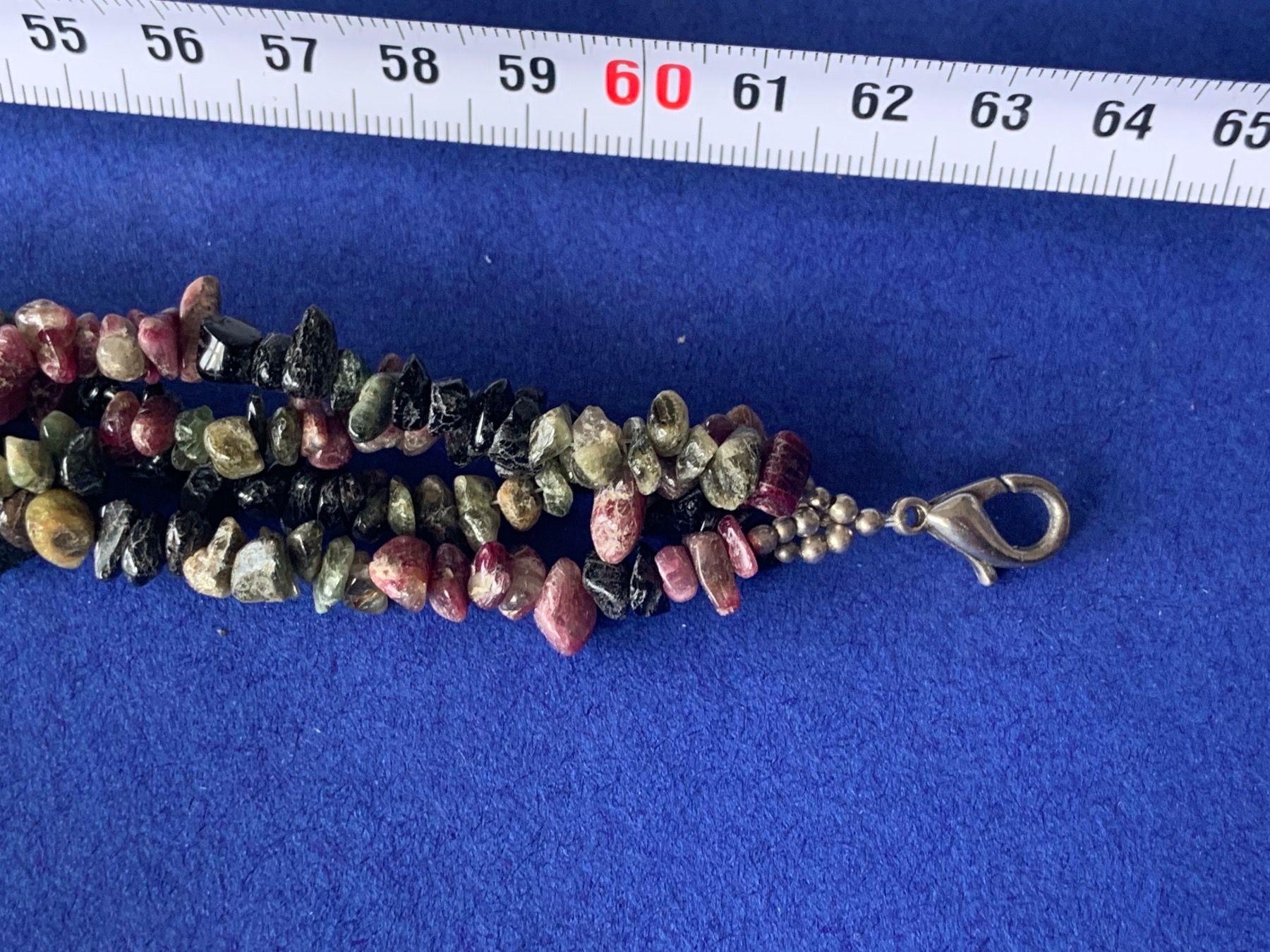 Catenine: Spektakulär auffällige Steinkette!! (63 cm) – Usato da Laufen venduto da Bellebellezza 3