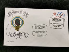 Enveloppe philatélique Coupe du monde 1982 Espagne 1982