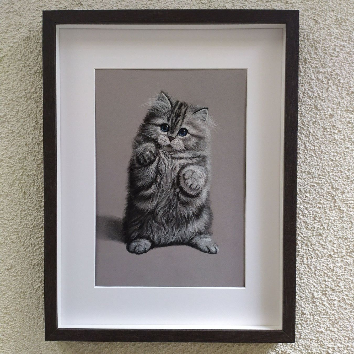 Dipinti: Katzenbild mit Pastellkreiden gemalt – Nuovo (secondo la descrizione) da Inwil venduto da mm70