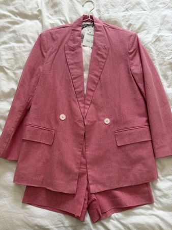 Ensemble Zara  Rose - veste + short - Neuf - S - 30chf