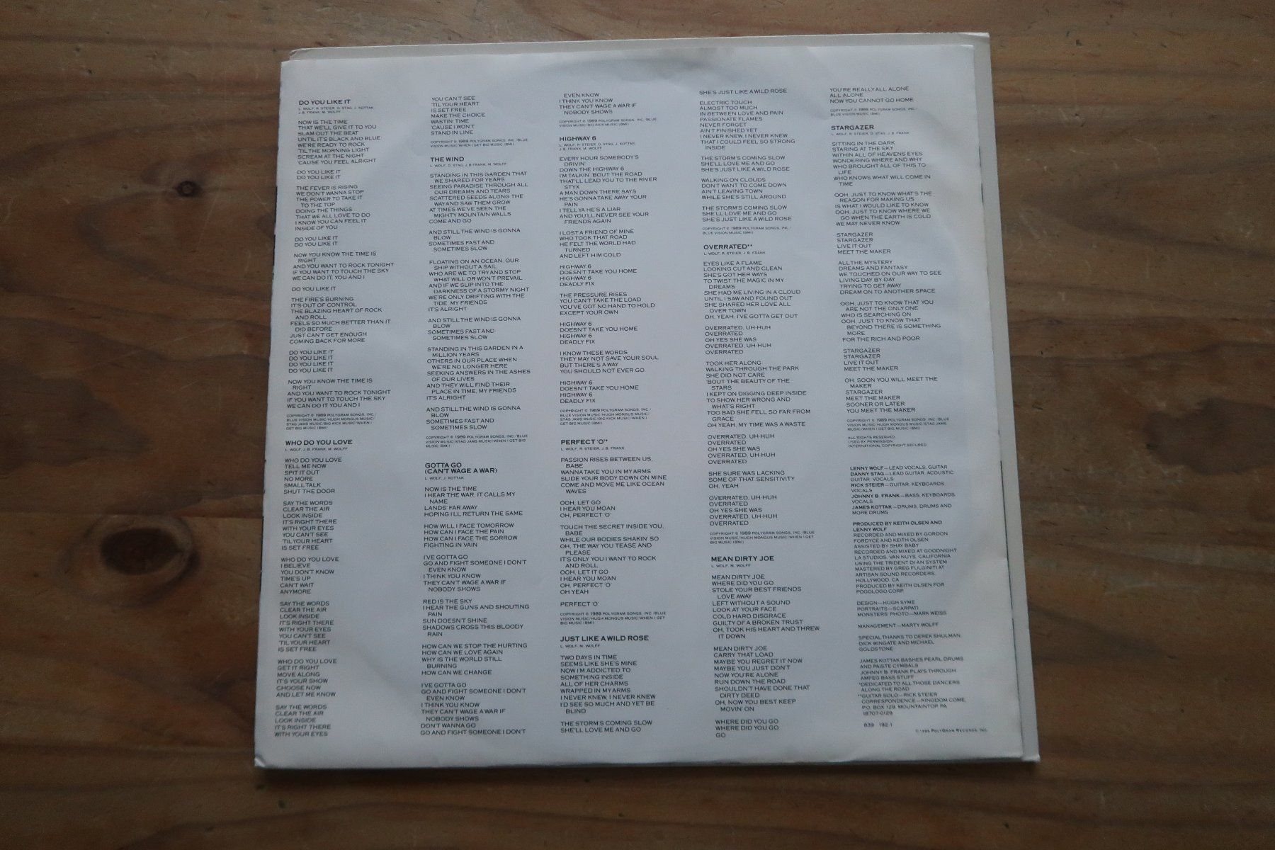 Schallplatten: KINGDOME COME - IN YOUR FACE - VINYL LP – Gebraucht aus Basel von Patiscat 4