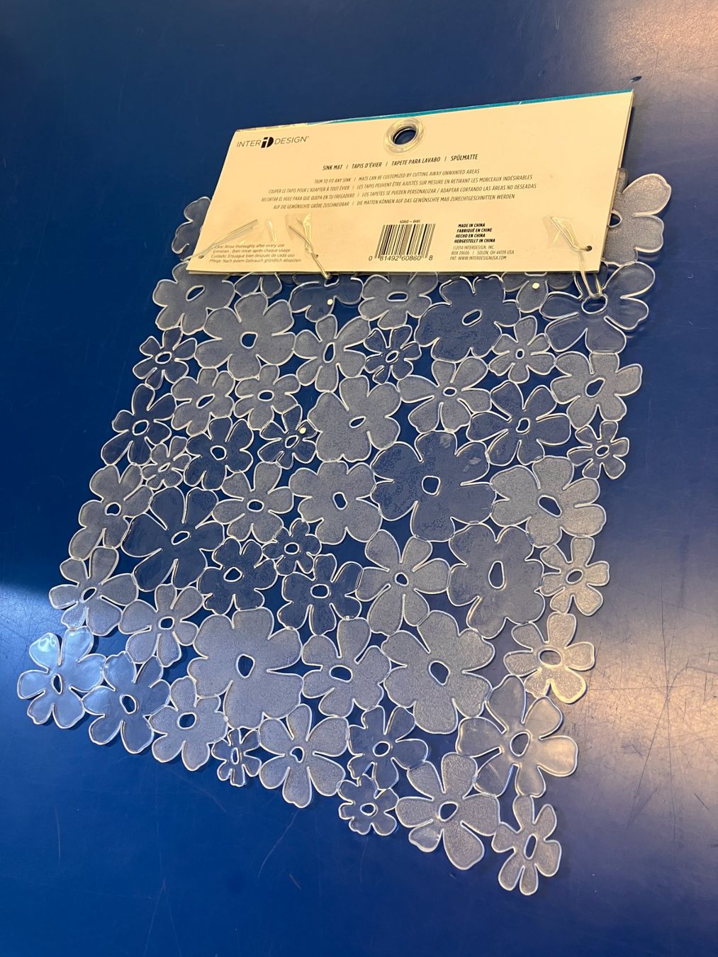 Piatti di portata: 60 Stk. iDesign Blumz Waschbeckenmatte transparent – Nuovo e nell'imballaggio originale da Dietikon venduto da TMP_ZH 4