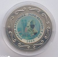 SOMALIA - 1 DOLLAR 2005 - PAPST BENEDIKT XVI - IN KAPSEL PP