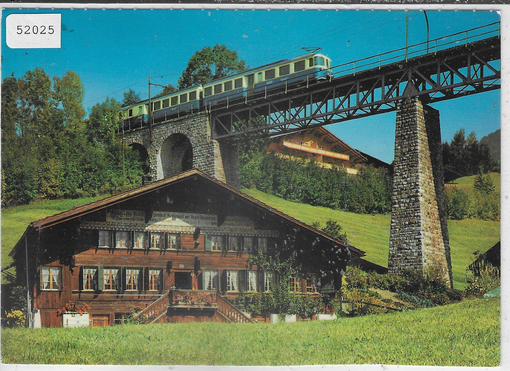 Cartoline postali: Chemin de fer M.O.B. pres Gstaad – Usato da Ettingen venduto da Kartenplanet