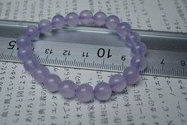 Lavendel Quarz  8mm    Armband  TOPSTONE