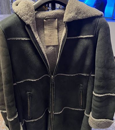 Giaccone in pelle misura L