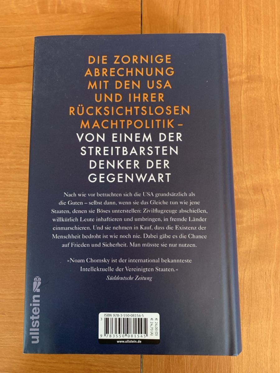 Libri: Noam Chomsky - Wer beherrscht die Welt – Nuovo (secondo la descrizione) da Auslikon venduto da Moisefeder 1