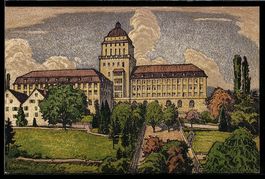 Zürich, Blick zur Universität