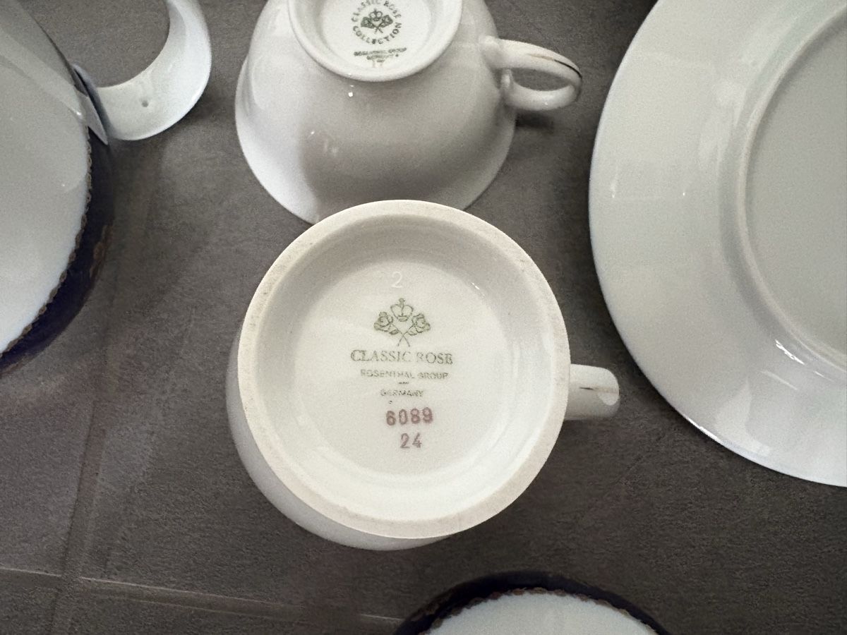 Rosenthal Geschirrsets: 6-teiliges Kaffee-Set Rosenthal Classic Rose – Gebraucht aus Tagelswangen von lykainion 7