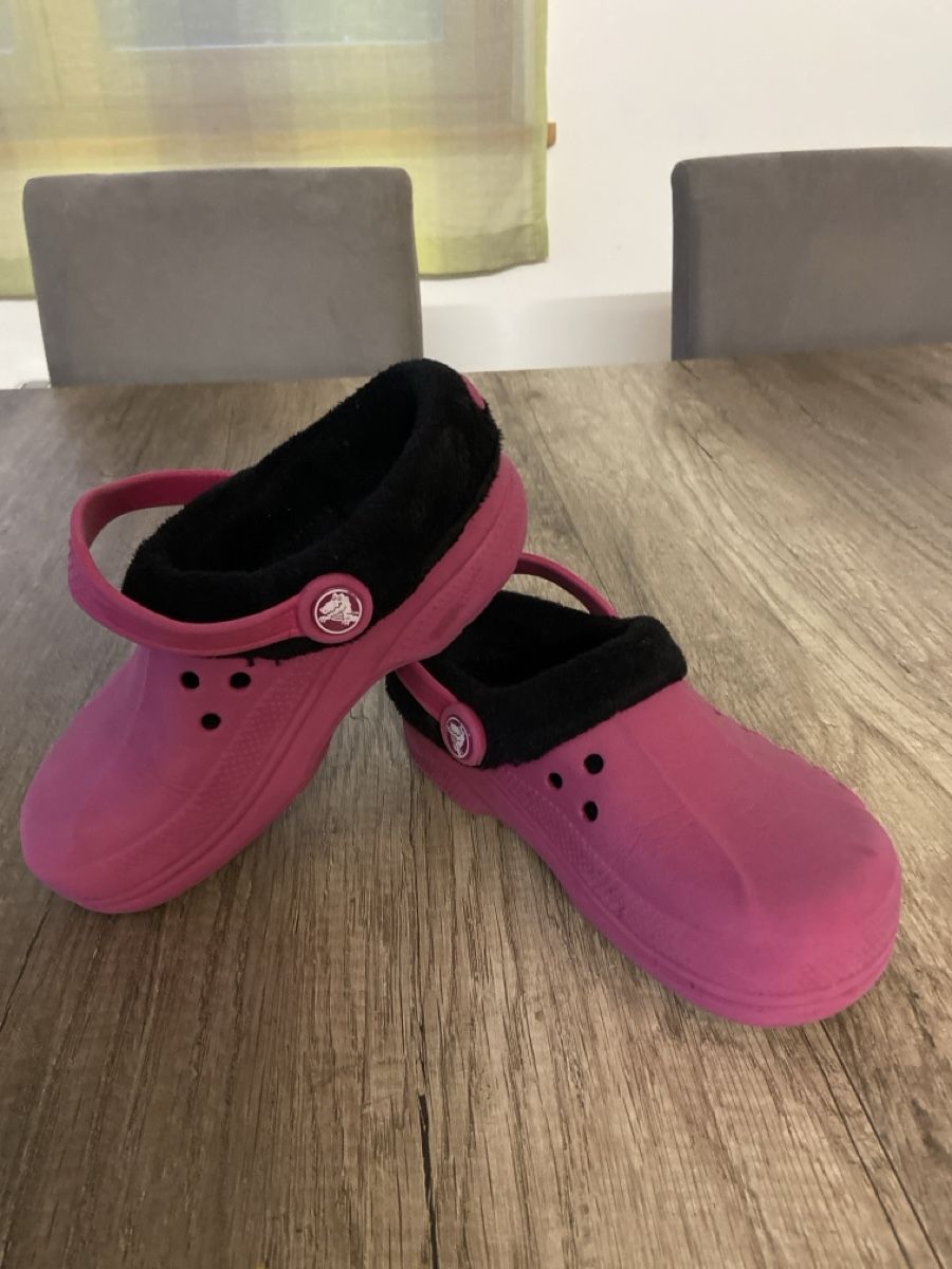 Crocs Schuhe für Mädchen: CROCS doublées - 12/13 = 29.5/31 - rose – Gebraucht aus Sornard (Nendaz) von delezedoris 3