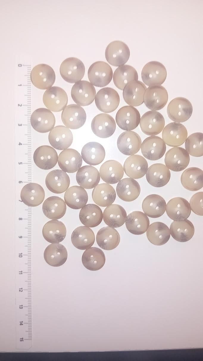 Bottoni: Knöpfe Kunststoff 12mm 50Stk. pro Pack – Nuovo (secondo la descrizione) da Salez venduto da Robe12 1