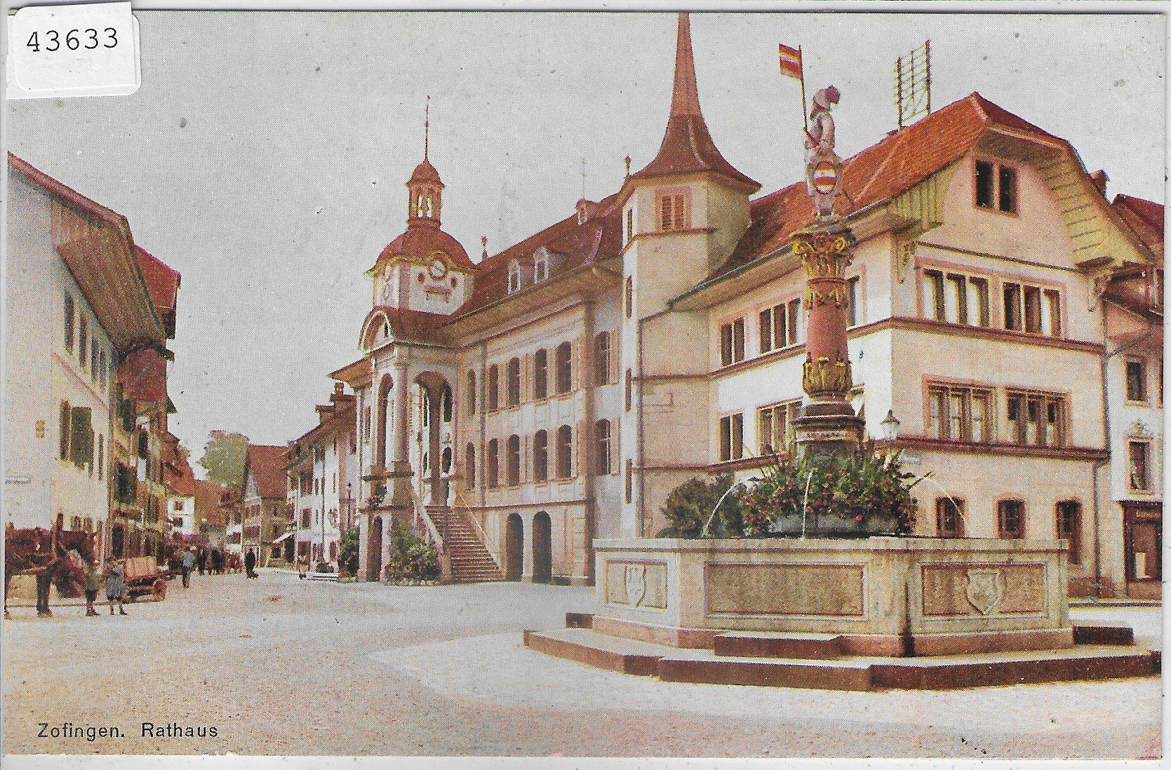 Cartoline postali: Zofingen - Rathaus – Usato da Ettingen venduto da Kartenplanet