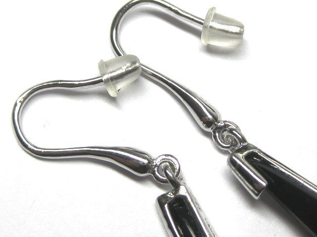 Ohrringe & -stecker: Ohrringe Ohrhänger Silber 925 / schwarzer Schmuckstein – Neu (gemäss Beschreibung) aus Ermatingen von Decovin 2