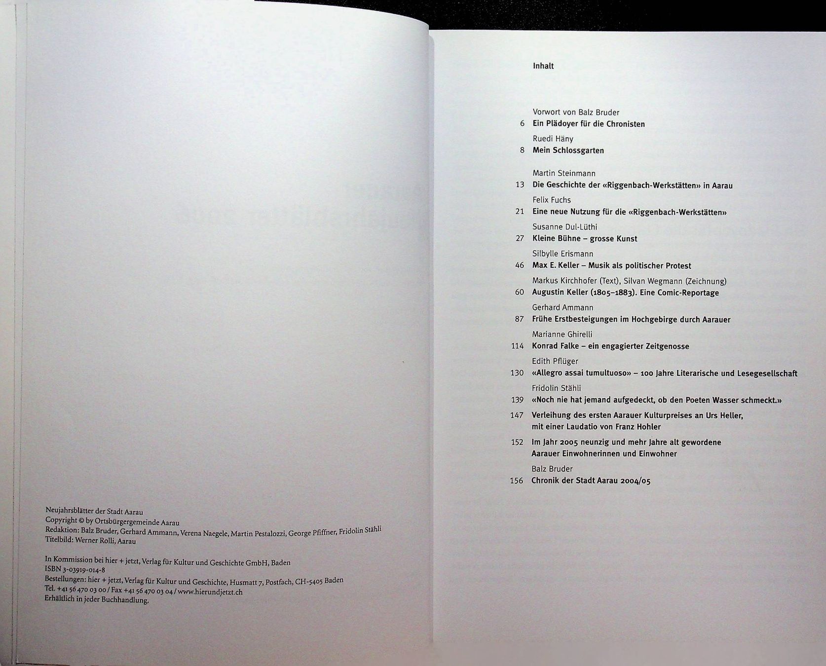 Bücher: Aarauer Neujahrsblätter 2006 – Gebraucht aus Reitnau von Zaomir 3