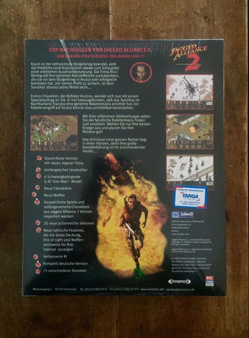 Giochi: Jagged Alliance 2  Big Box **Verschweisst & Rar** – Nuovo e nell'imballaggio originale da Chur venduto da Hechtl2 1