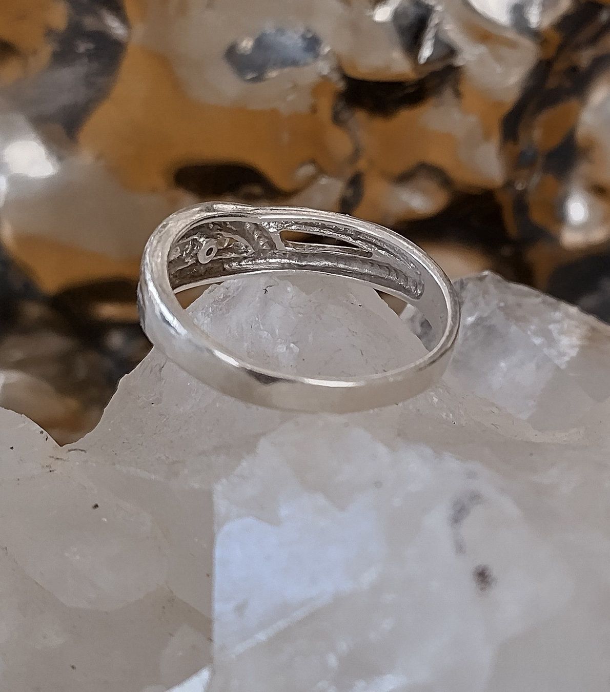 Anelli: RING IN 925 SILBER MIT 3 ZIRKONIA – Usato da Romanshorn venduto da Glitzer-Paradies 2