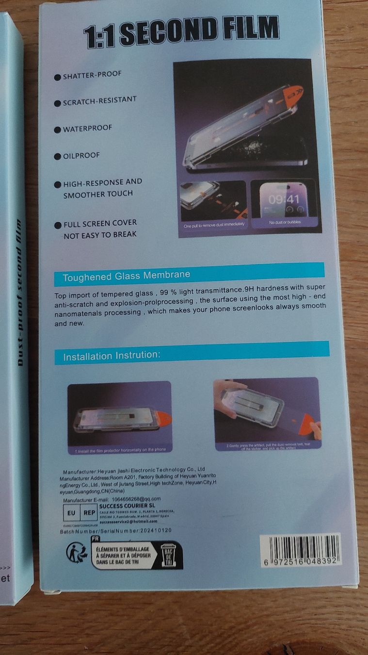 Ritocchi & pellicole di protezione: iPhone 15 Pro Max Panzerglas Neu  – Usato da Gwatt (Thun) venduto da Letzte-Chance-III 2