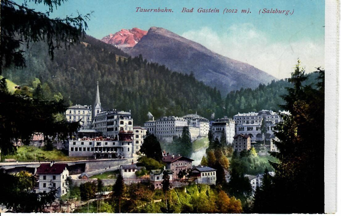 Cartes postales: Bad Gastein  1913 – D'occasion à Hochdorf par Ziegel-16