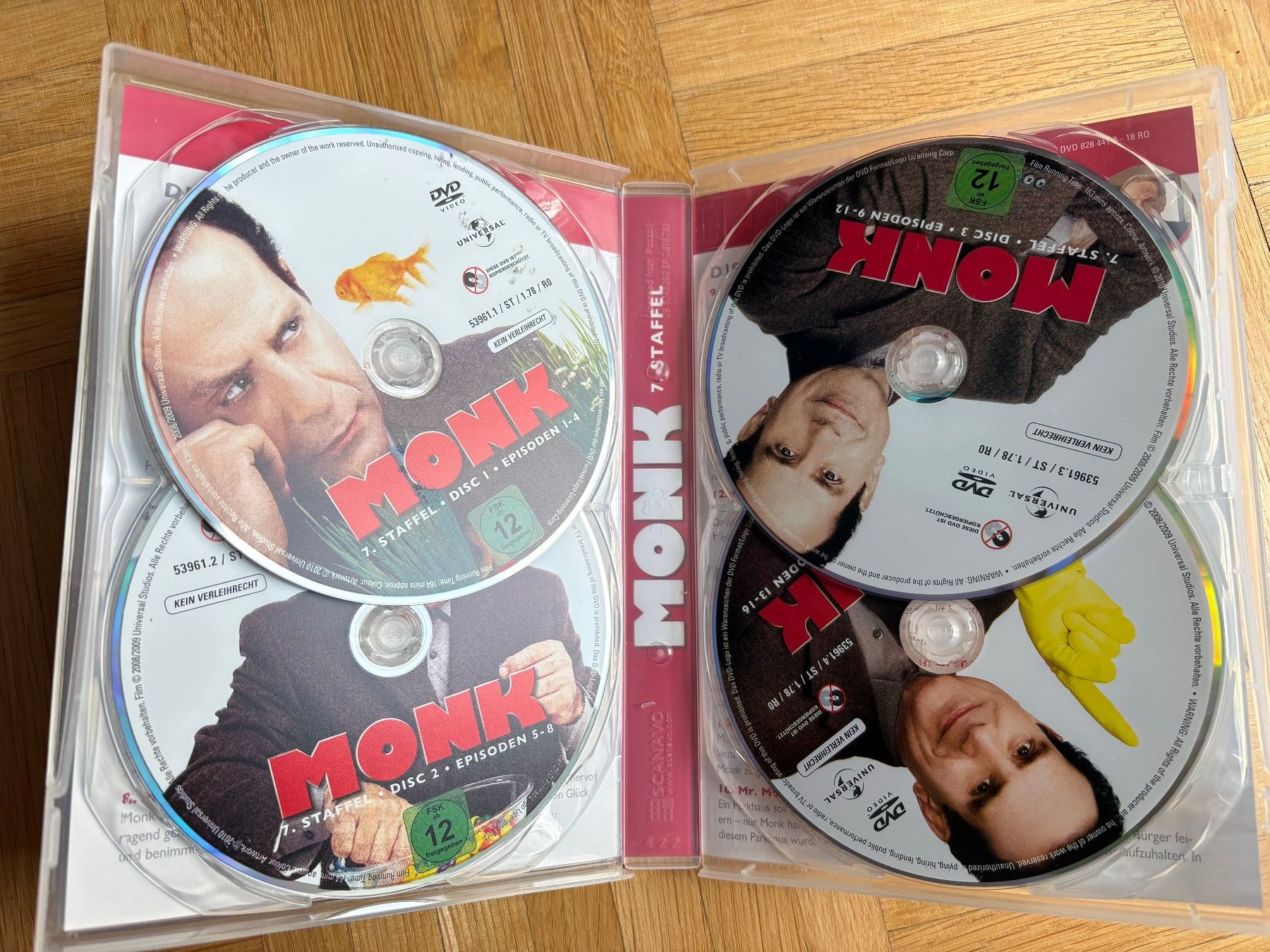 Tous les DVDs: Monk - 7. Staffel - DVD – Neuf (Voir description) à Zürich par Malcom 1