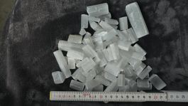 900gr. Selenit Kristall Stäbchen für Brunnendeko & Schmuck