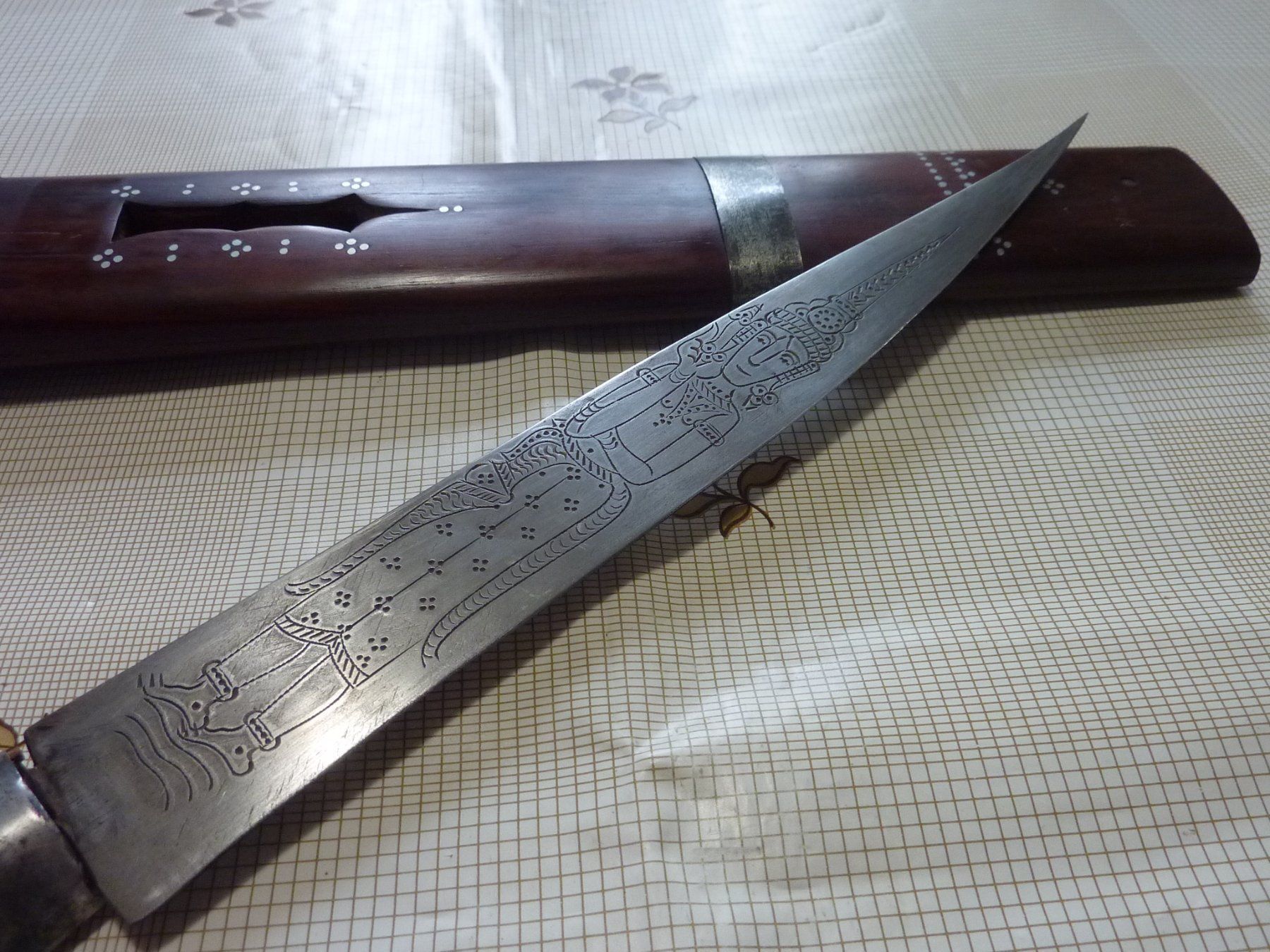 Couverts: Messer Schattenmesser Kulturmesser Traditionsmesser Asien – D'occasion à Dietikon par damaszen 1