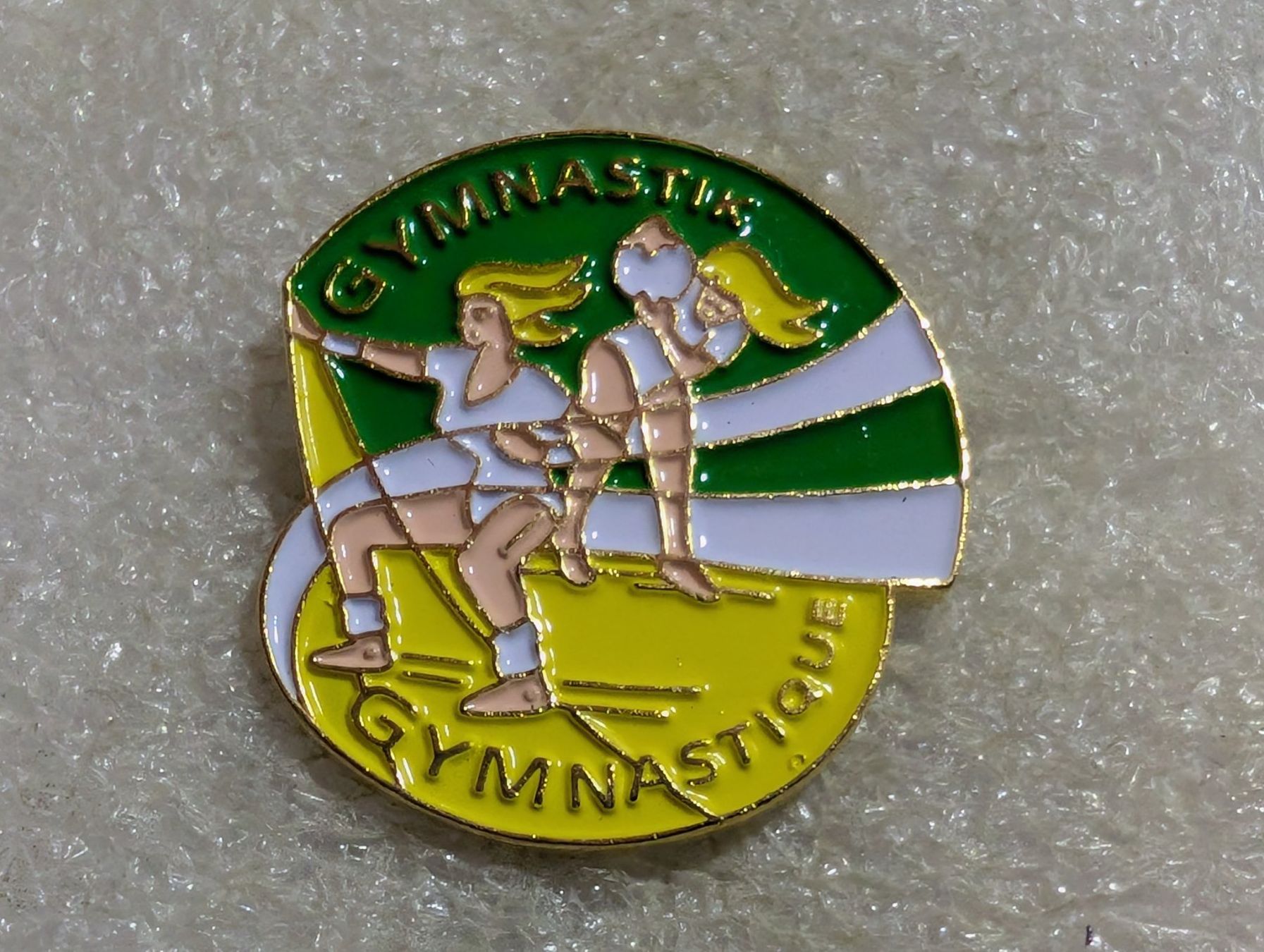 Placchette & Badge: Ansteckpin 208: Gymnastik – Usato da Oppligen venduto da Pin-Fall-Shop