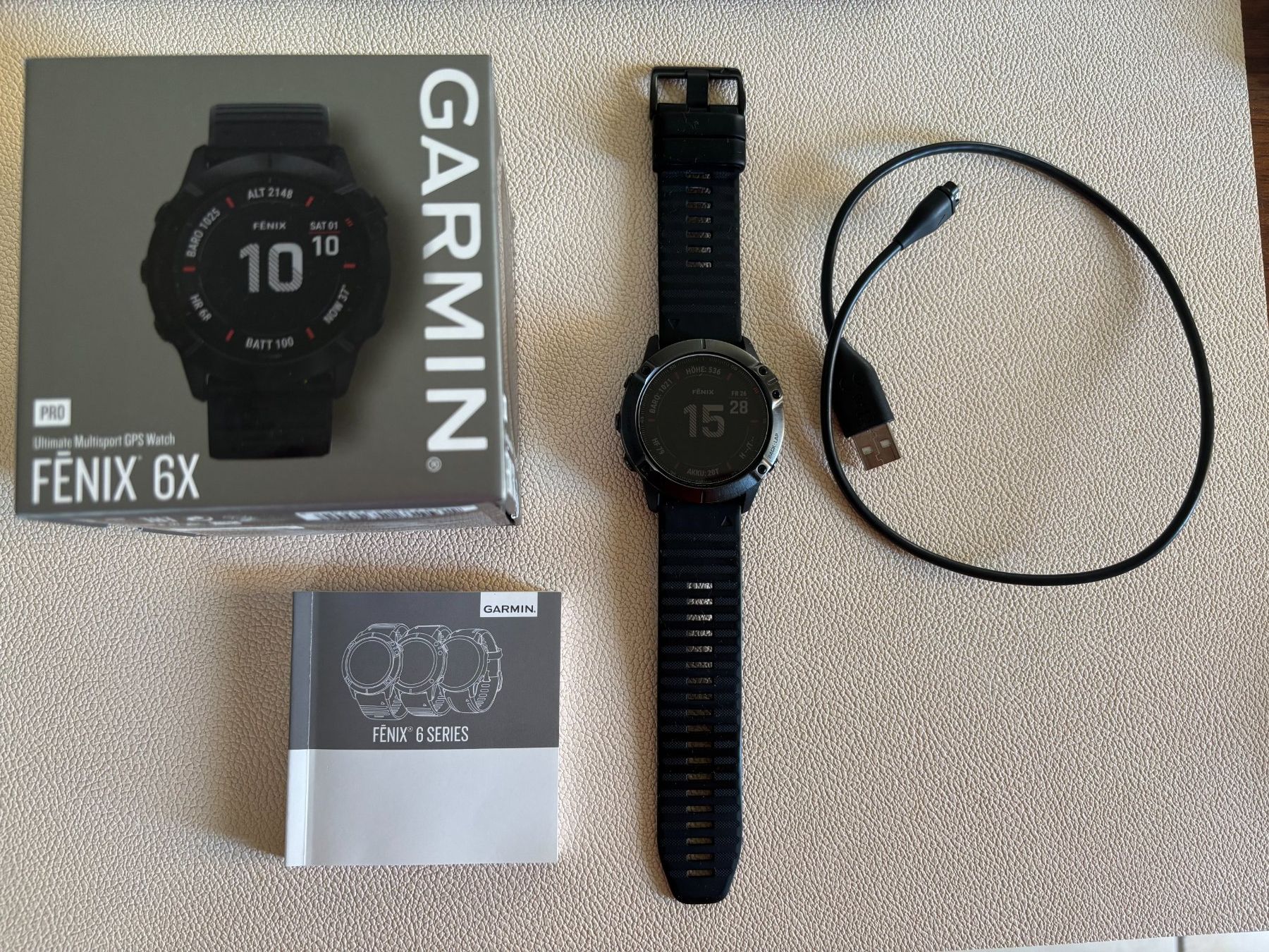 Garmin Smartwatch: GARMIN Fenix 6X – D'occasion à Herrliberg par Nidan1