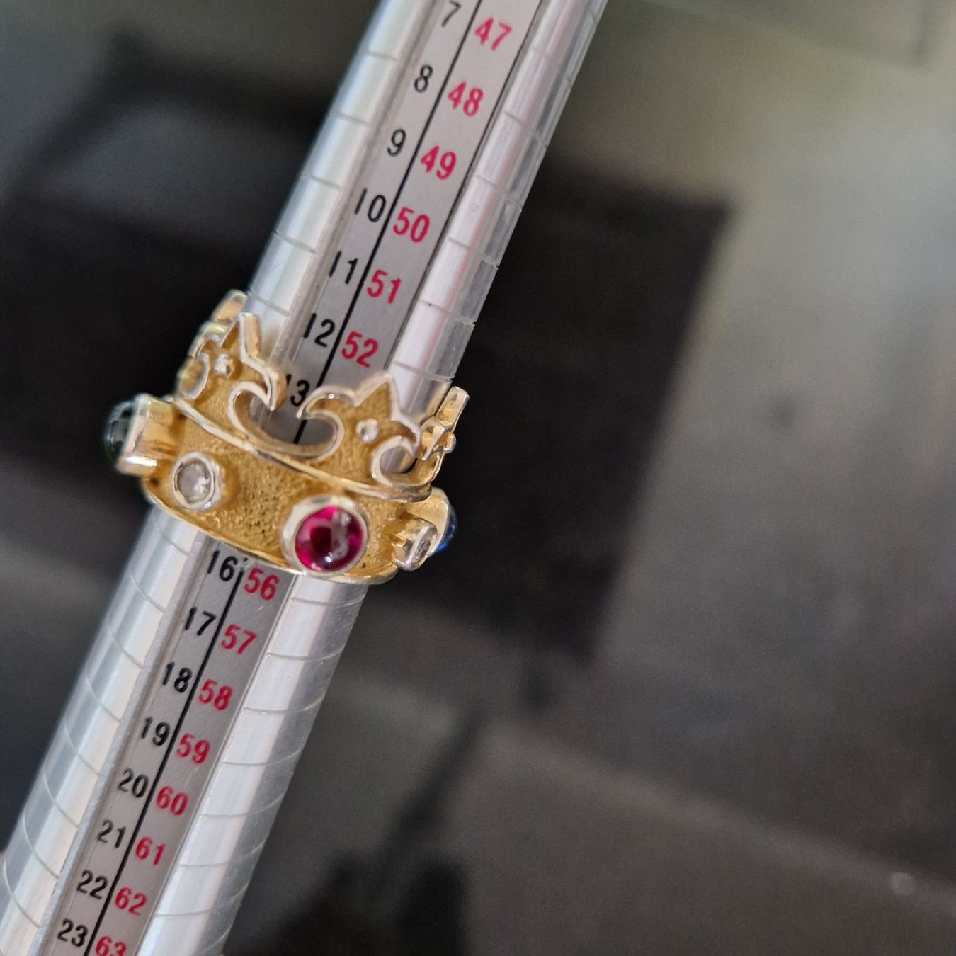 Anelli: Kronen-Ring, 925 vergoldet, vintage – Usato da Gränichen venduto da sunchi07 4