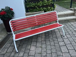 Banc de jardin pliable vintage 1950s