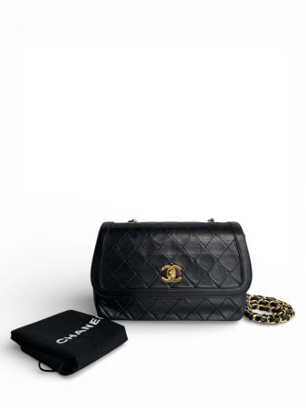 Chanel Lambskin Single Flap Bag Tasche