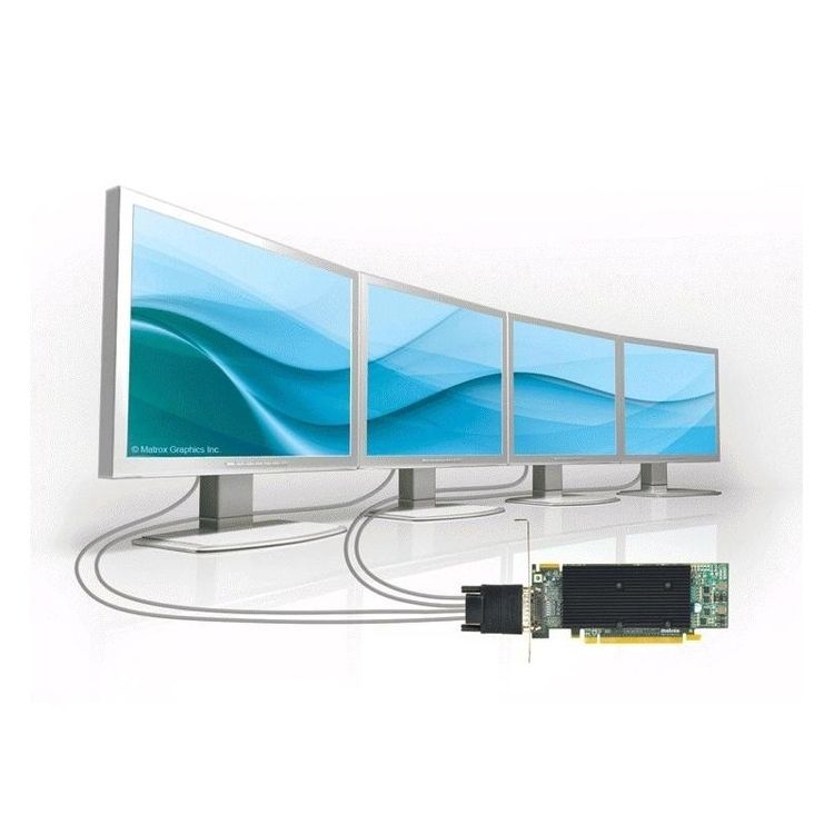 Matrox M9140 LP PCIe x16 Grafikkarte Multi-Screen (Neu und ...