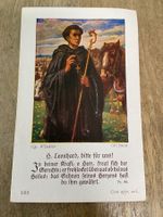 Heiliger Leonhard Schutzpatron Heiligenbildli Andachtsbild
