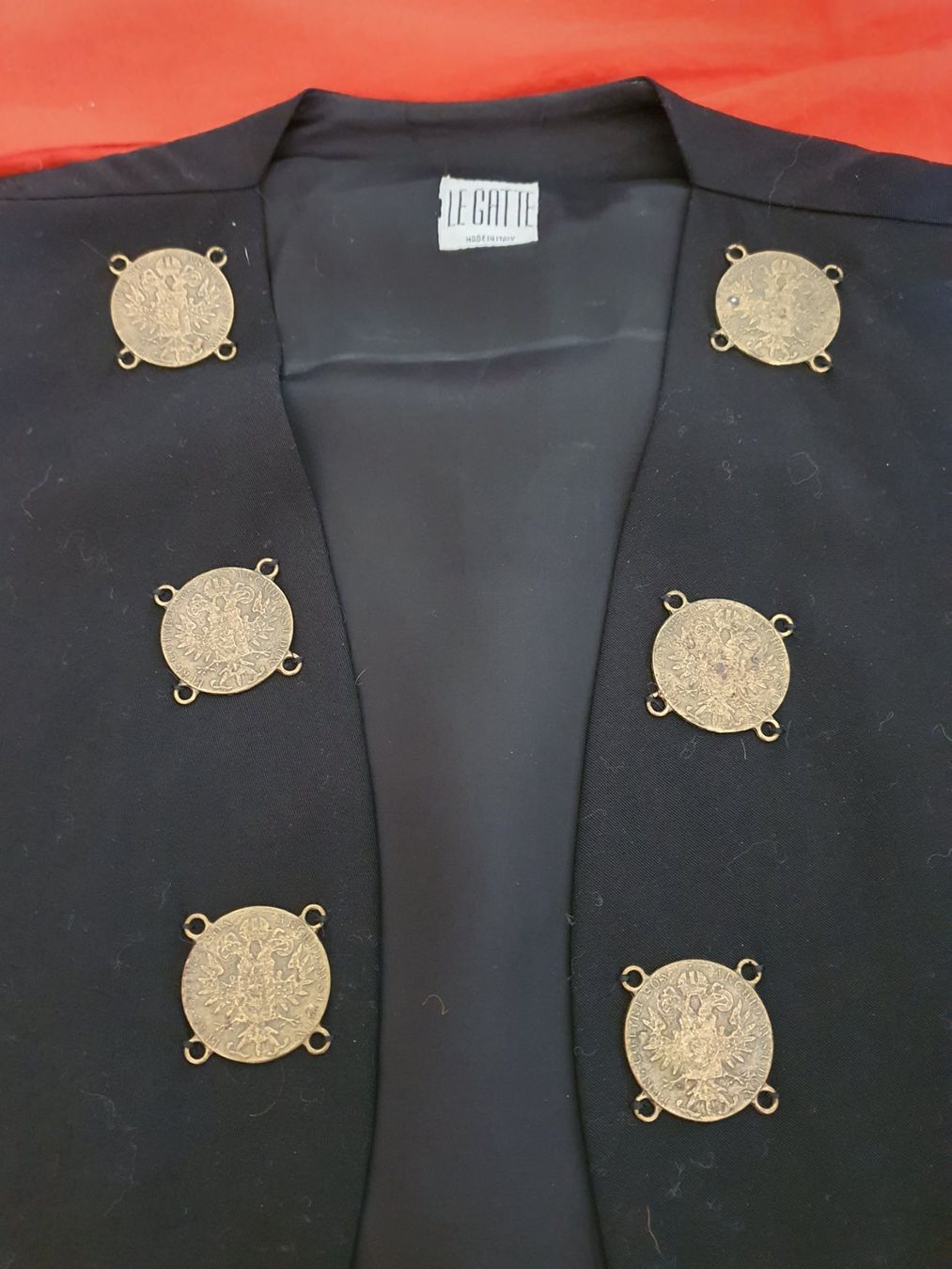 Gilets & Westen: Gilet decorato con monete – Neu (gemäss Beschreibung) aus Morbio Inferiore von lunaria 1
