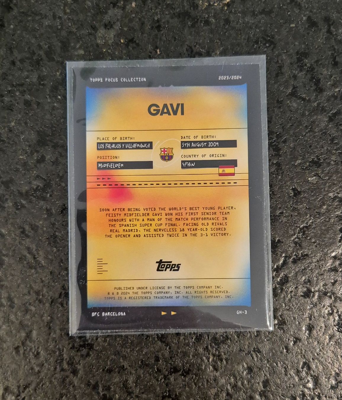 Topps Carte collezionabili: Gavi - Barcelona - Topps – Nuovo (secondo la descrizione) da Burg AG venduto da Danoe 1