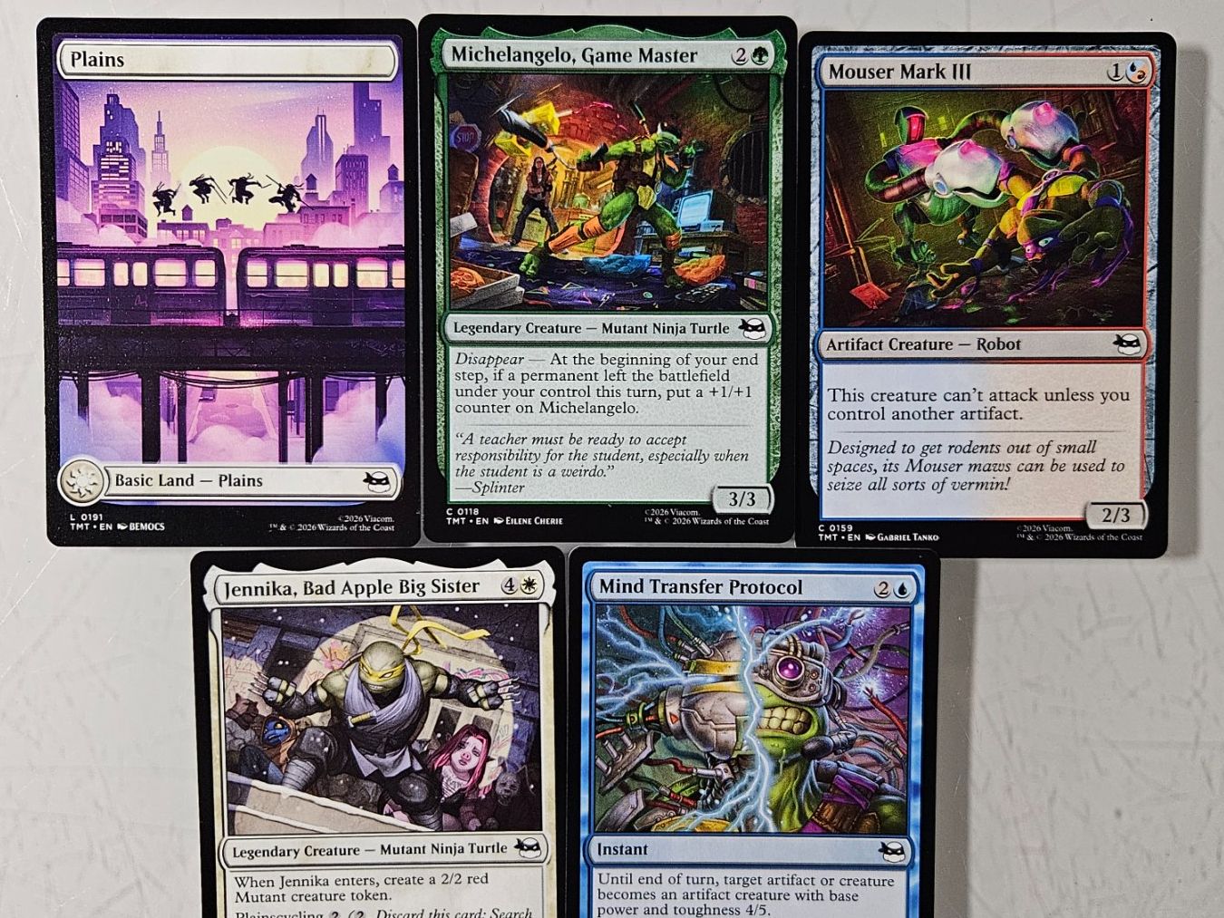 Magic The Gathering Carte collezionabili: Ninja Turtles - 5x Turtles Karten – Usato da Basel venduto da True_Hofer_Store