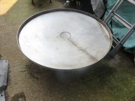 INOX🤩Deckel oder Feuerschale 120cm ohne Alu Ring- Beispiel