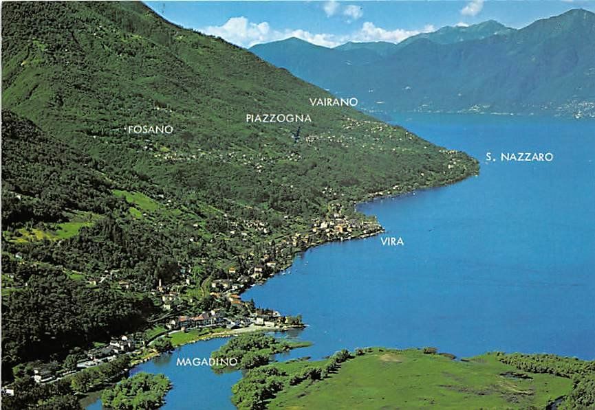 Cartoline postali: TI - Gambarogno – Usato da Ottikon b.Kemptth. venduto da Neptun1974