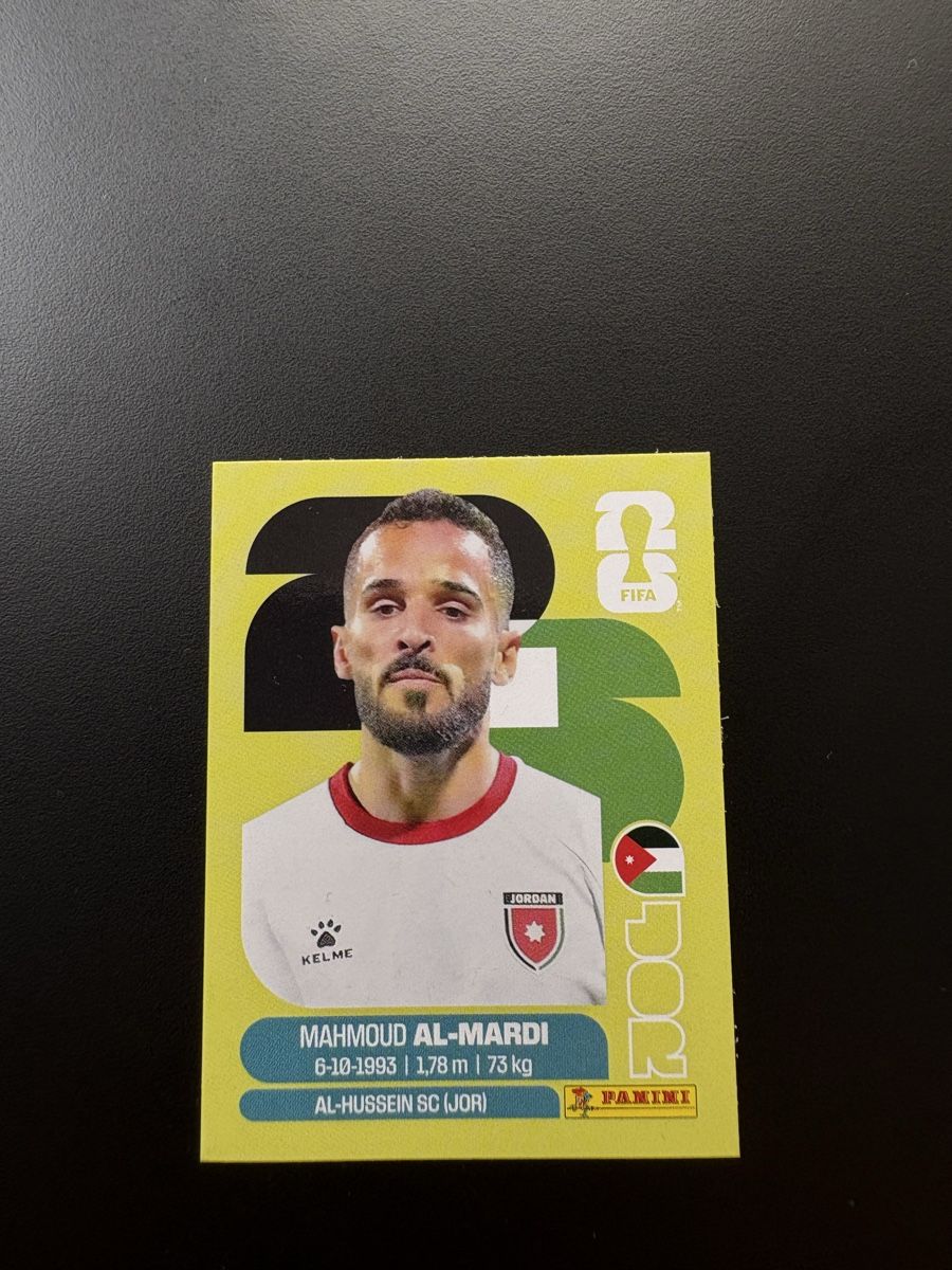 Panini Sammelbilder & Trading cards: Panini Mahmoud Al-Mardi JOR17 – Neu (gemäss Beschreibung) aus Langrickenbach von swissluca