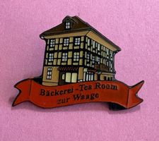 Pin Bäckerei-Tea Room zur Waage, Vintage Rarität!